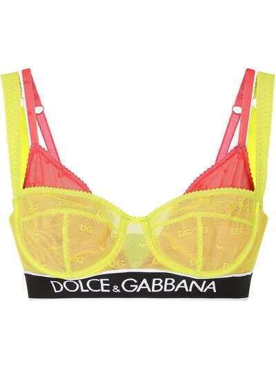 Dolce & Gabbana многослойный кружевной бюстгальтер