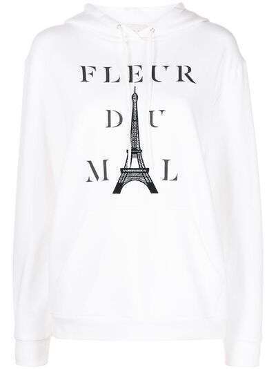 Fleur Du Mal худи Kiss Me In Paris с логотипом