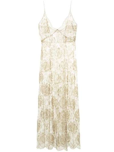 Gilda & Pearl длинное платье-комбинация Reverie