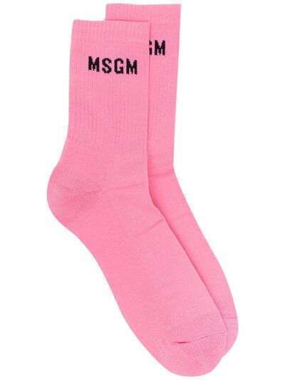 MSGM носки вязки интарсия