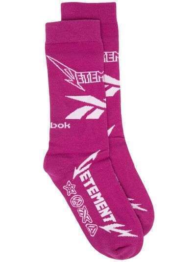 VETEMENTS носки вязки интарсия с логотипом