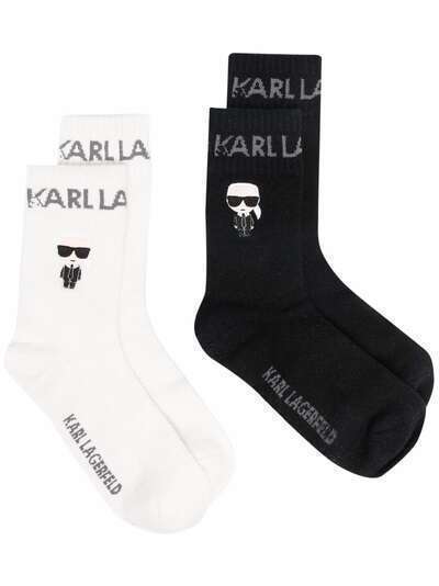 Karl Lagerfeld комплект из двух пар носков K/Lounge Ikonik
