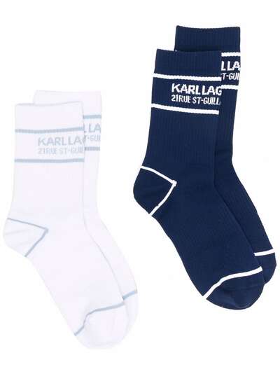 Karl Lagerfeld комплект из двух пар носков с логотипом