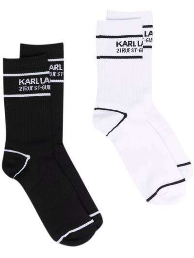 Karl Lagerfeld комплект из двух пар носков с логотипом