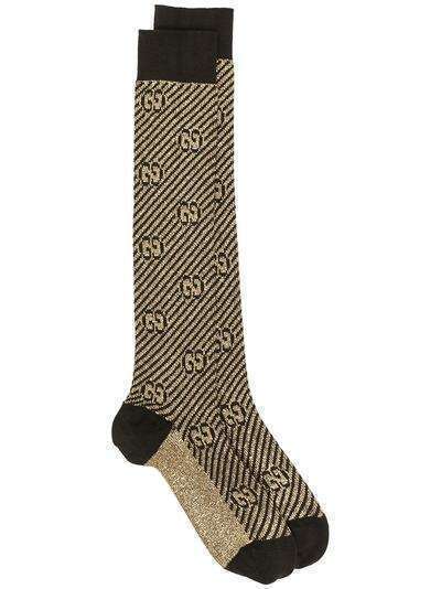 Gucci носки с логотипом GG и блестками