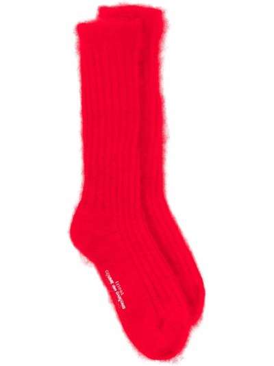 Comme Des Garçons Tricot носки с вышитым логотипом