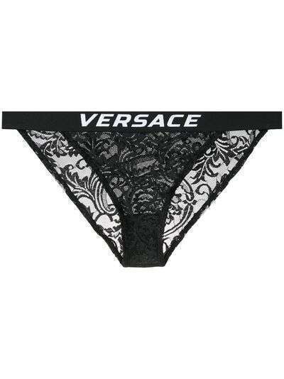 Versace сетчатые брифы 'Baroque'