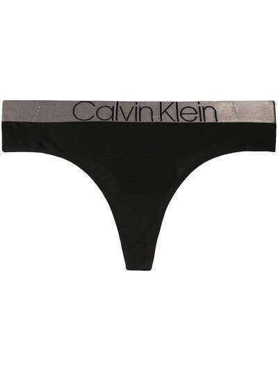 Calvin Klein Underwear трусы-стринги с логотипом