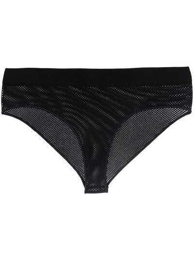 Baserange mesh-panelled briefs