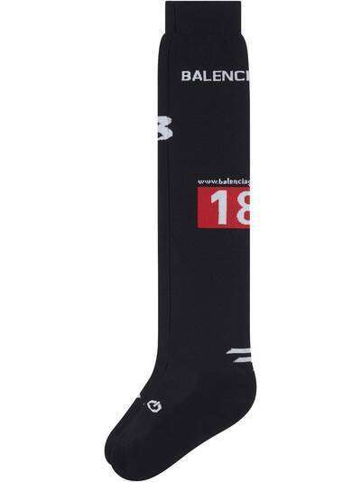 Balenciaga носки вязки интарсия с логотипом