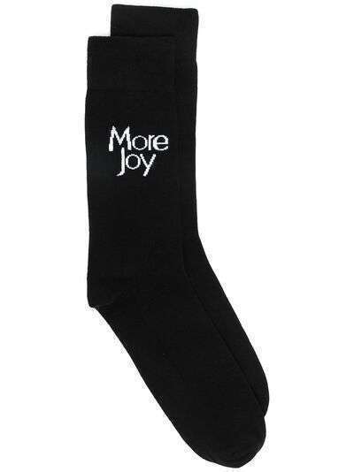 More Joy носки с вышитым логотипом