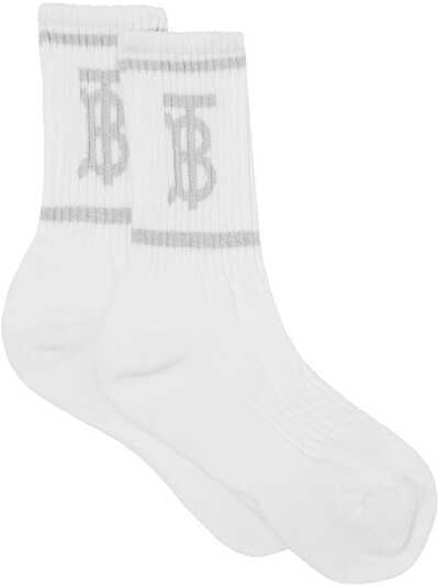 Burberry носки вязки интарсия с монограммой