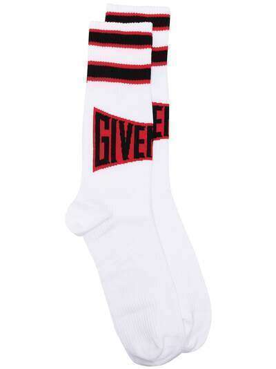 Givenchy носки в рубчик с логотипом