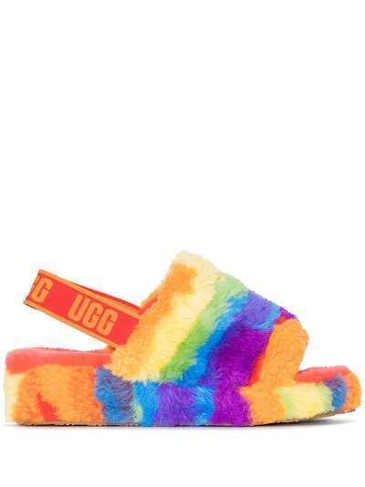 UGG пушистые сандалии Yeah Pride