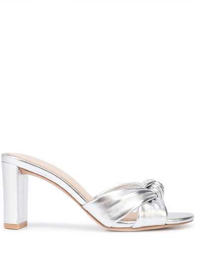 Veronica Beard metallic-effect leather sandals