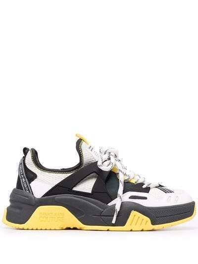 Versace Jeans Couture panelled low-top sneakers