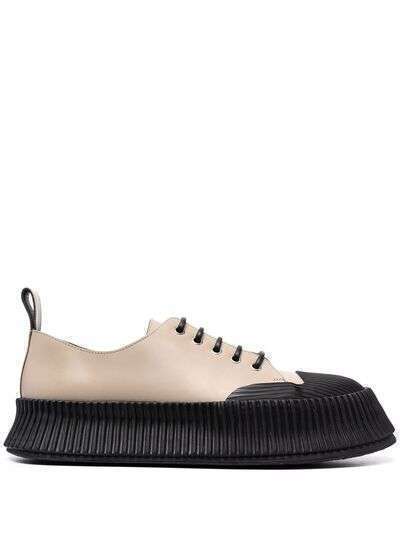 Jil Sander chunky sole lace-up sneakers