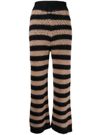 RED Valentino stripe knitted trousers