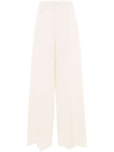 JW Anderson split hem wide leg trousers