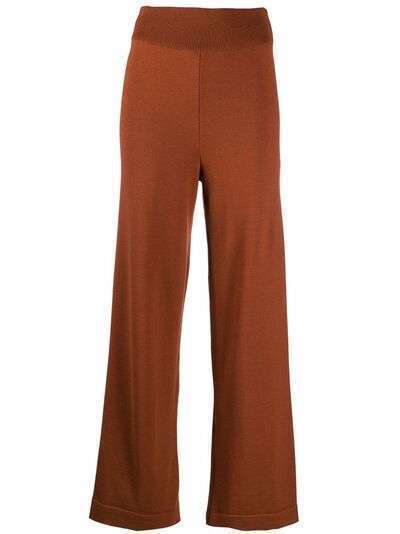 Odeeh wide-leg knitted trousers