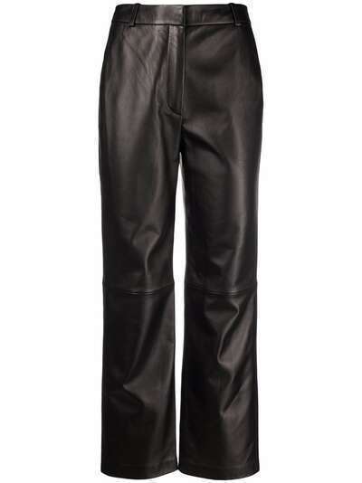 12 STOREEZ cropped leather trousers