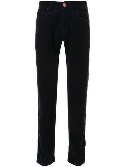 Giorgio Armani вельветовые брюки кроя слим