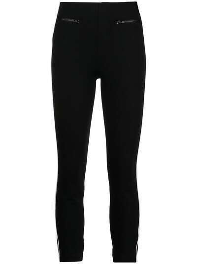 Spanx The Perfect cropped pipe-trim trousers