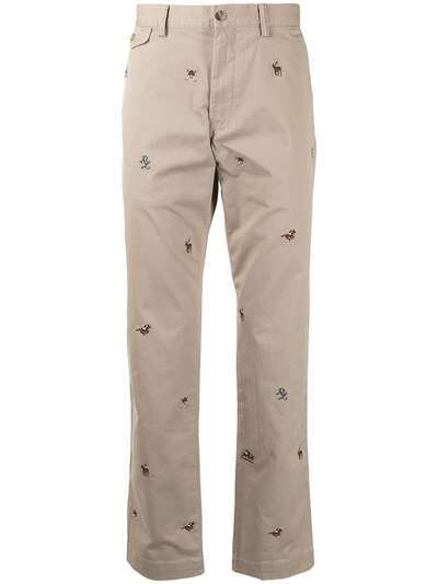 Polo Ralph Lauren брюки чинос с вышитым логотипом
