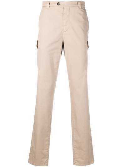 Brunello Cucinelli брюки чинос с карманами карго