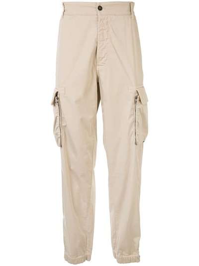 Giorgio Armani брюки с карманами и эластичными манжетами