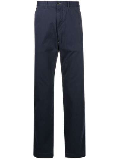 Polo Ralph Lauren брюки прямого кроя с нашивкой-логотипом
