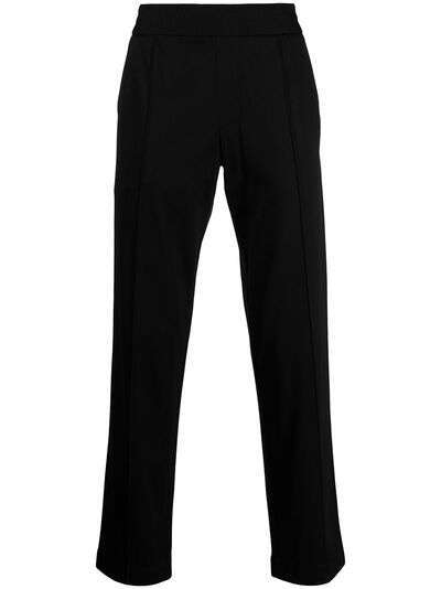 Emporio Armani брюки с эластичным поясом и складками