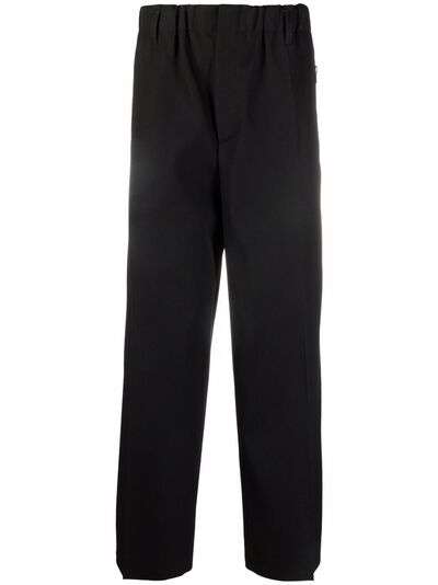 Jil Sander брюки с эластичным поясом и стрелками