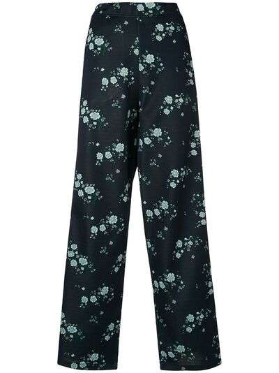 Kenzo брюки с цветочным принтом 'Cheongsam'