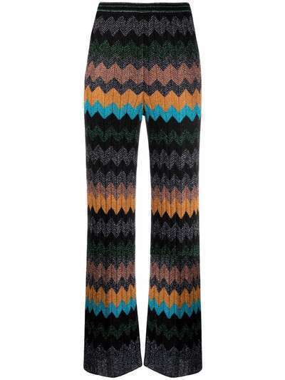 Missoni прямые брюки с узором зигзаг