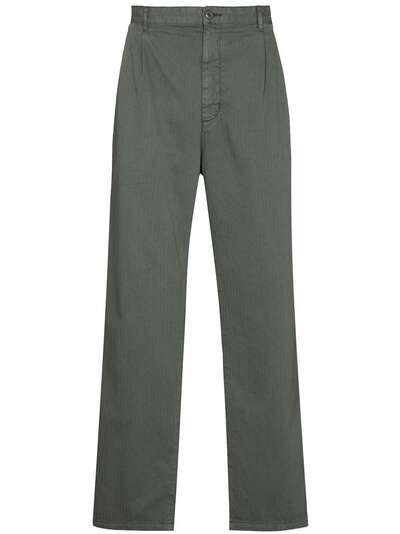 Carhartt WIP прямые брюки Salford с узором в елочку