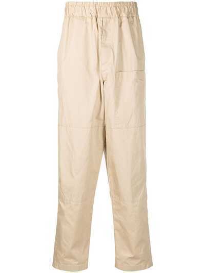 Jil Sander прямые брюки с эластичным поясом