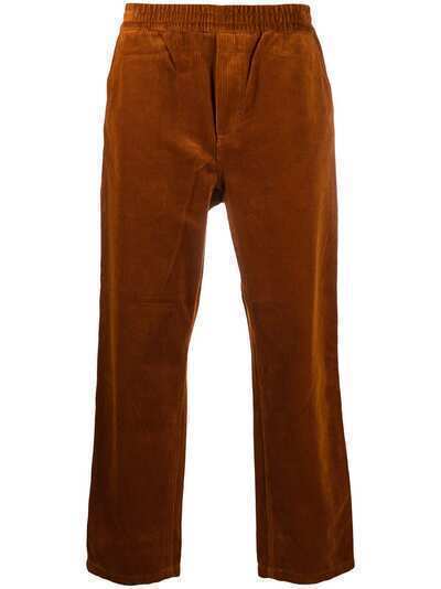 Carhartt WIP вельветовые брюки с эластичным поясом