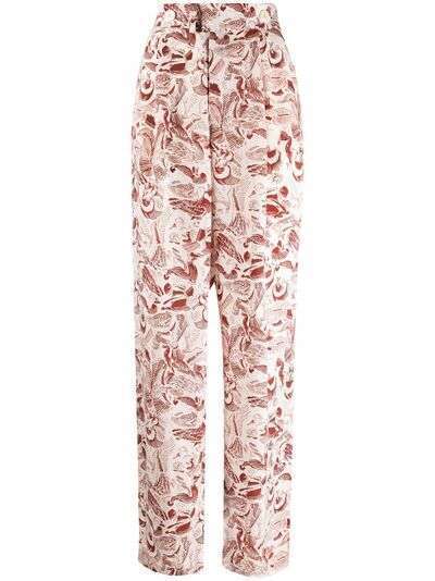 Aeron прямые брюки Odile с цветочным принтом