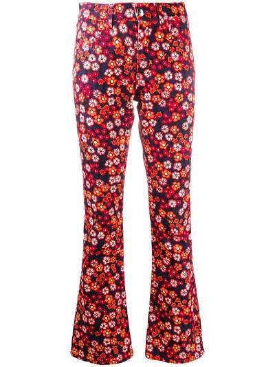 Marni брюки с цветочным принтом