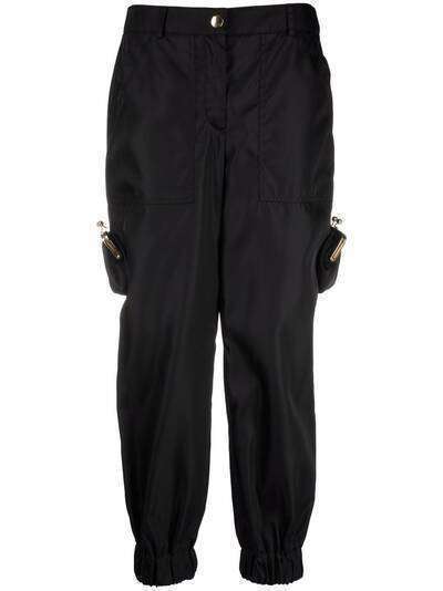 Moschino брюки с накладными карманами