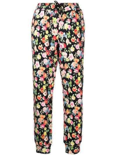 Paul Smith брюки с цветочным принтом