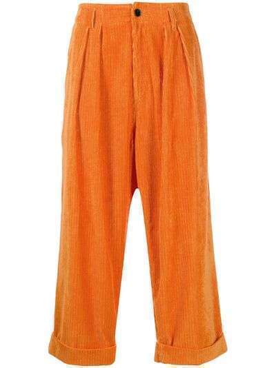 Mackintosh укороченные вельветовые брюки TOKYO широкого кроя
