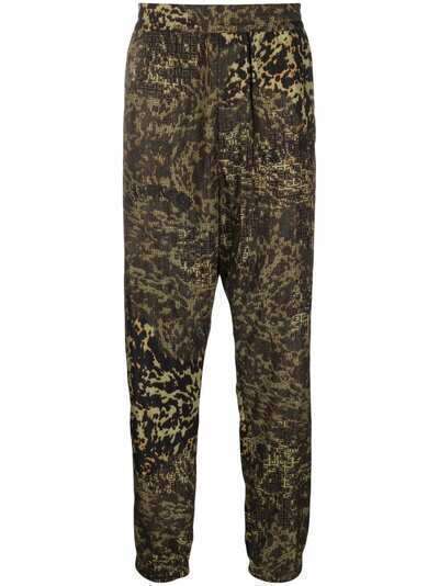 Givenchy брюки с леопардовым принтом
