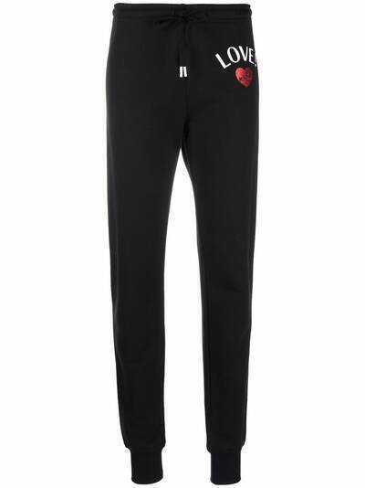 Love Moschino спортивные брюки с логотипом