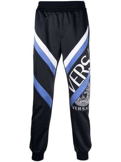Versace спортивные брюки с логотипом
