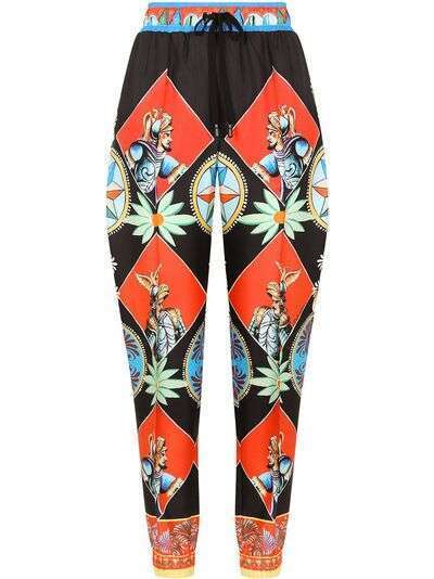 Dolce & Gabbana спортивные брюки с принтом Carreto