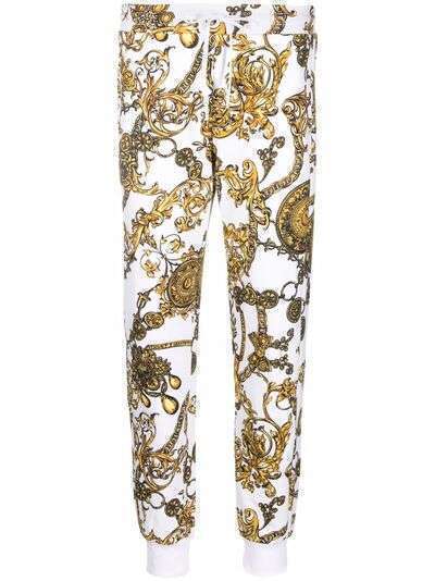 Versace Jeans Couture спортивные брюки с узором Baroque