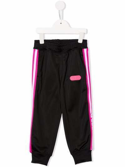 Gcds Kids спортивные брюки с эластичным поясом и полосками