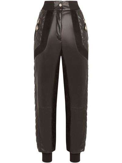 Dolce & Gabbana кожаные брюки